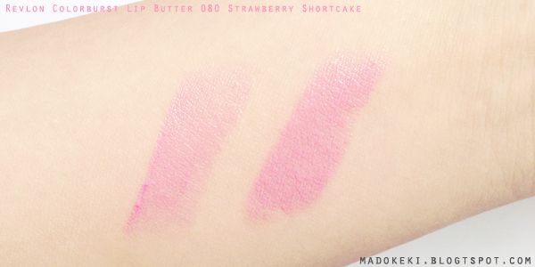 Revlon ColorBurst Lip Butter 080 Strawberry Shortcake Swatch