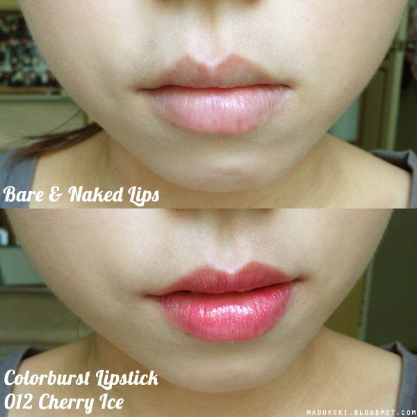 Revlon Colorburst Lipstick 012 Cherry Ice Swatch