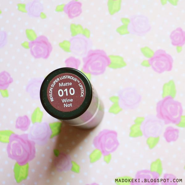 Revlon Super Lustrous Lipstick Matte 010 Wine Not