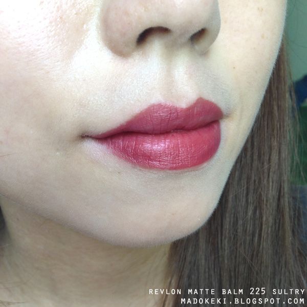 Revlon Matte Balm 225 Sultry Swatch