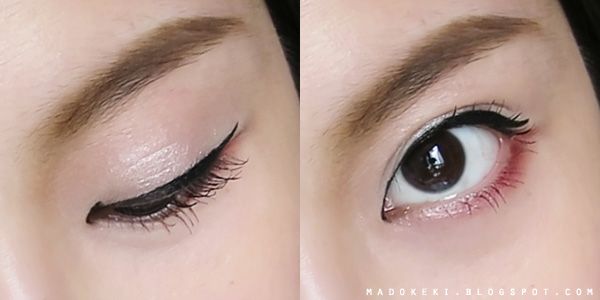 karman eye makeup pink