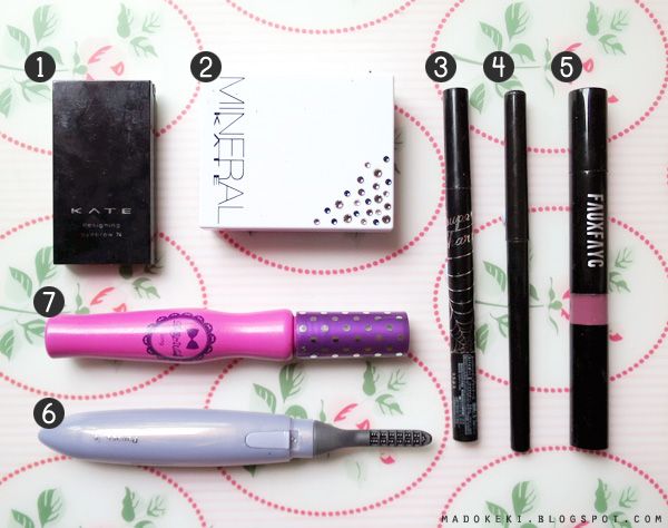 madokeki makeup cosme cosmetics dolly wink kate maybelline 