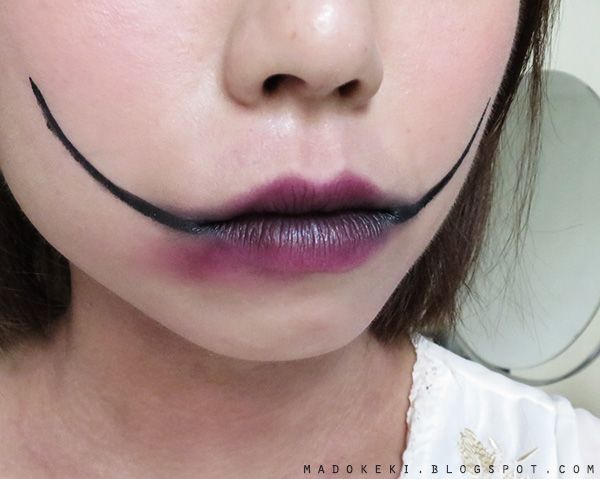 easy halloween makeup evil smile joker ryuk