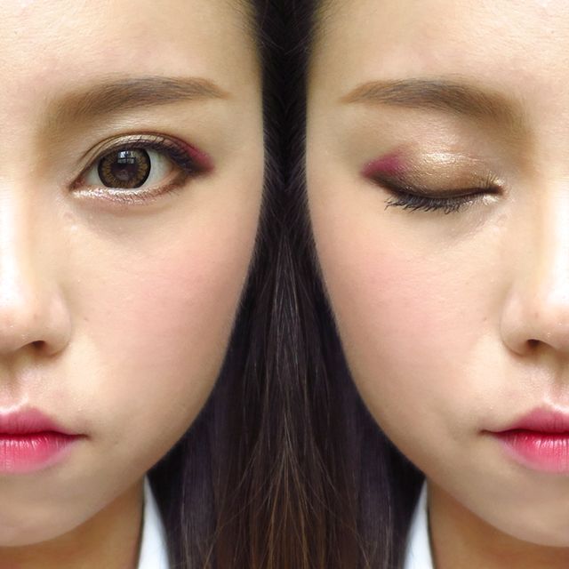 Korean Ulzzang Style Burgundy Makeup For Fall