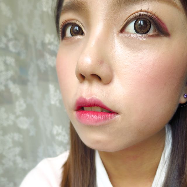 Korean Ulzzang Style Burgundy Makeup For Fall