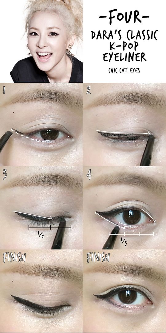 6 K Pop Inspired Korean Style Eyeliners Tutorial Madokeki Makeup