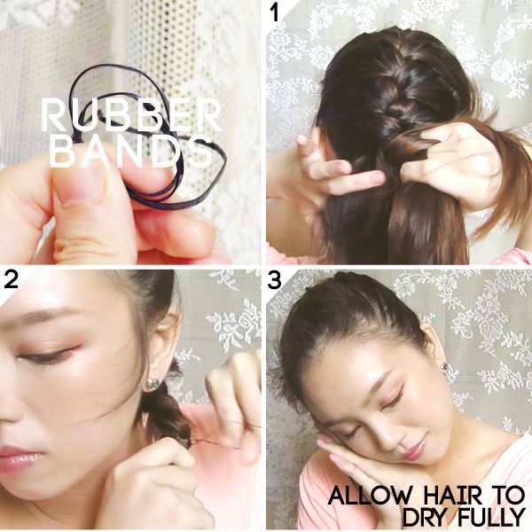 3 Steps No Heat Korean Style Wavy Hair Tutorial