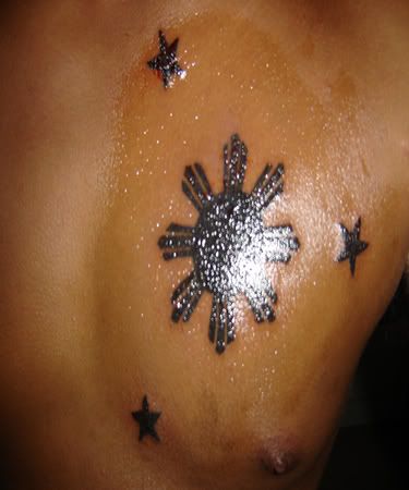 filipino sun tattoo designs