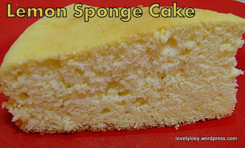 Sponge Lemon Cake