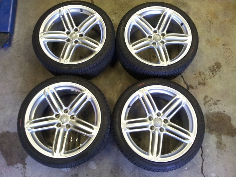 FS. 19x9 Audi S5 Peelers aka Tri Spokes et33. Las Vegas VW Vortex