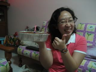 ling with cake