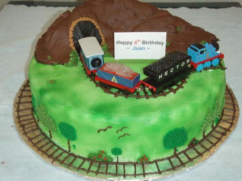 Train Mountain Cake