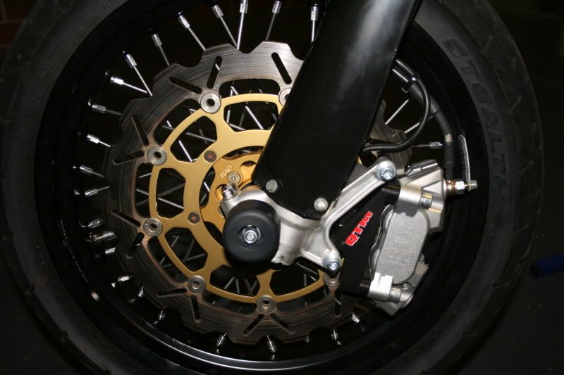 Decent DIY front brake. SuperMoto ThumperTalk