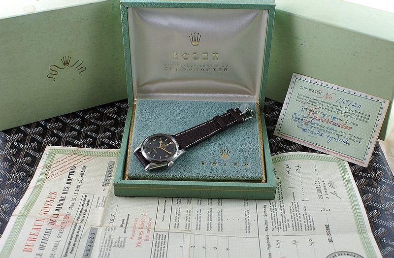 Rolex Explorer reference 6610 with box and papers (Photo: Eric Ku)