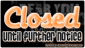 Closed Banner Sign Graphics from dolliecrave.com