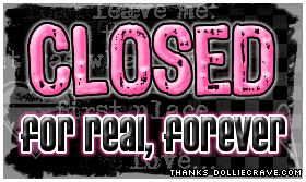 Closed Banner Sign Graphics from dolliecrave.com