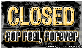 Closed Banner Sign Graphics from dolliecrave.com