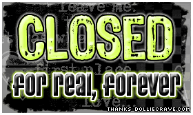 Closed Banner Sign Graphics from dolliecrave.com