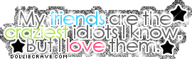 Friendship Glitter Quote Graphics from dolliecrave.com