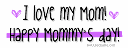 Mother's Day Glitter Graphics from dolliecrave.com