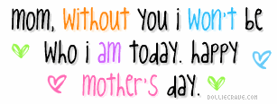 Mother's Day Glitter Graphics from dolliecrave.com