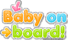 Baby On Board Myspace Glitter Graphics from dolliecrave.com