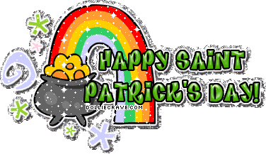 Saint Patrick's Day Glitter Graphics from DollieCrave.com