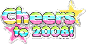 New Year 2008 Glitter Graphics from Dollielove.com