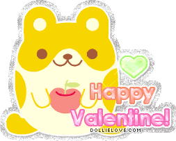 Valentine's Day Glitter Comment Graphics from Dollielove.com