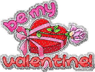 Valentine's Day Glitter Comment Graphics from Dollielove.com