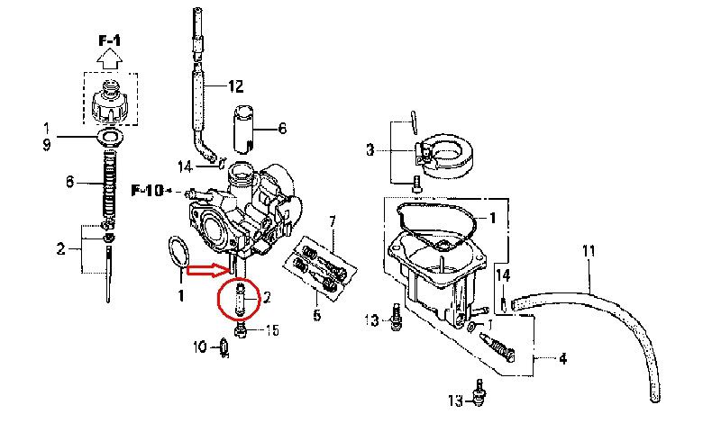 Honda crf50 carburetor schematics #1