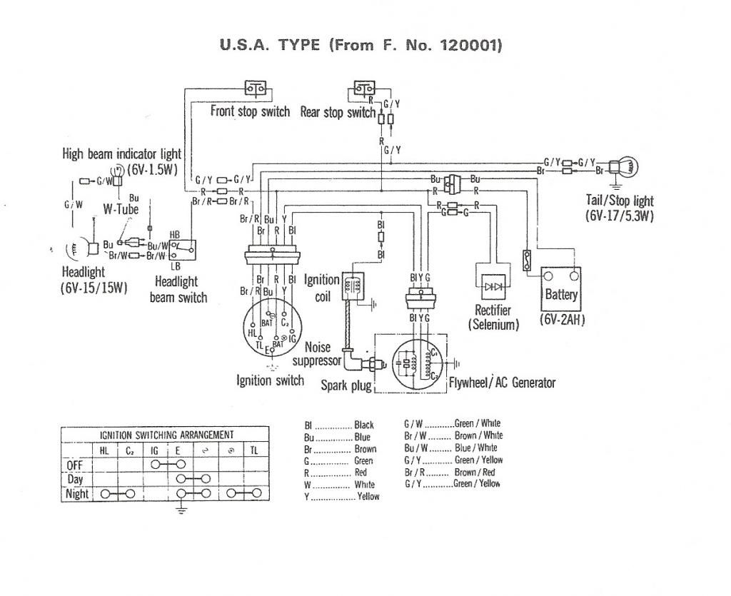 1971 Honda z50 wiring diagram #7