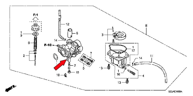 Honda crf50 carburetor schematics #6