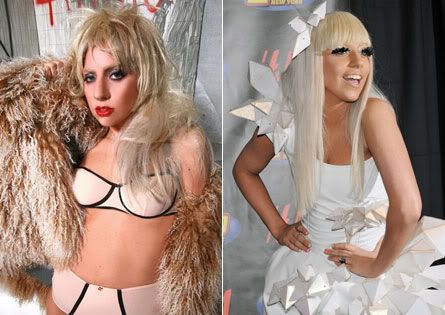 lady gaga images before and after. Before and After: Celebs