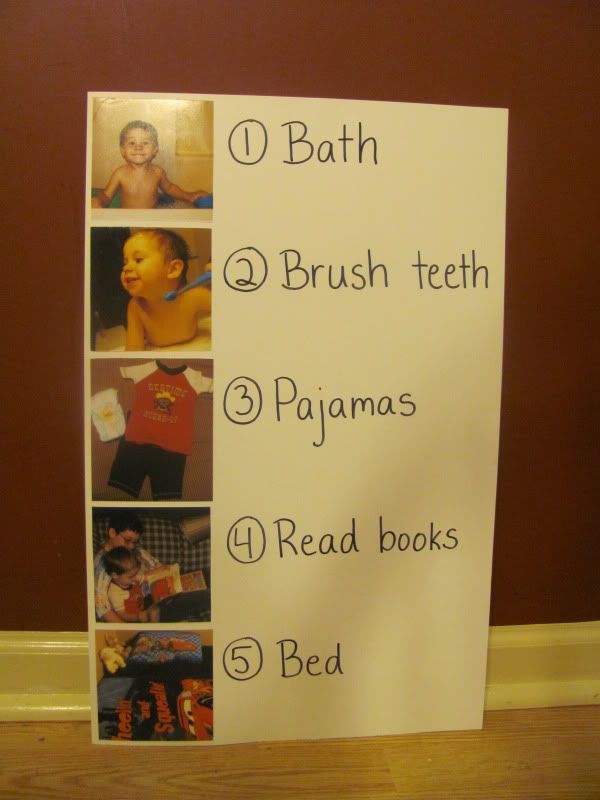 Bedtime Routine Chart