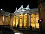 Bank of Ireland at night