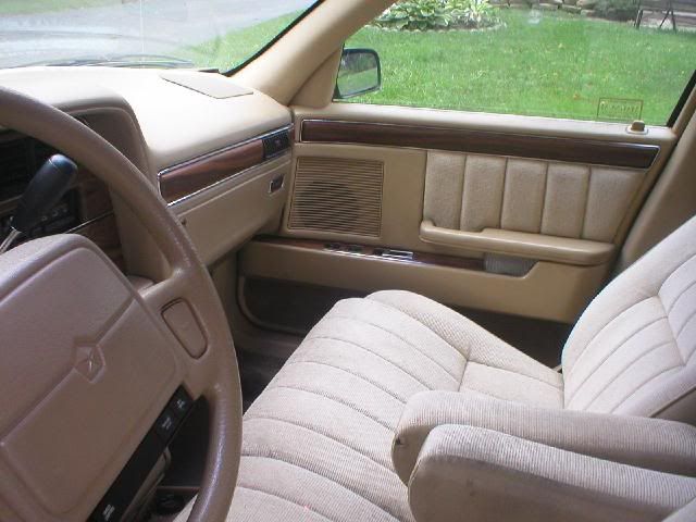 Dodge Dynasty Interior. 1992 Dodge Dynasty for sale,