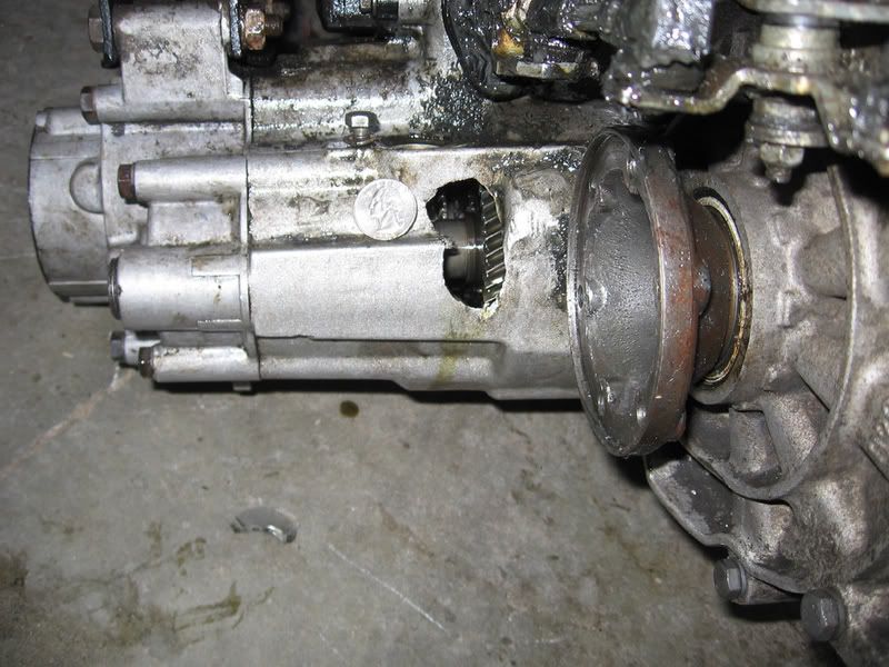 My new transmission hole Let me show you it. VW Vortex Volkswagen