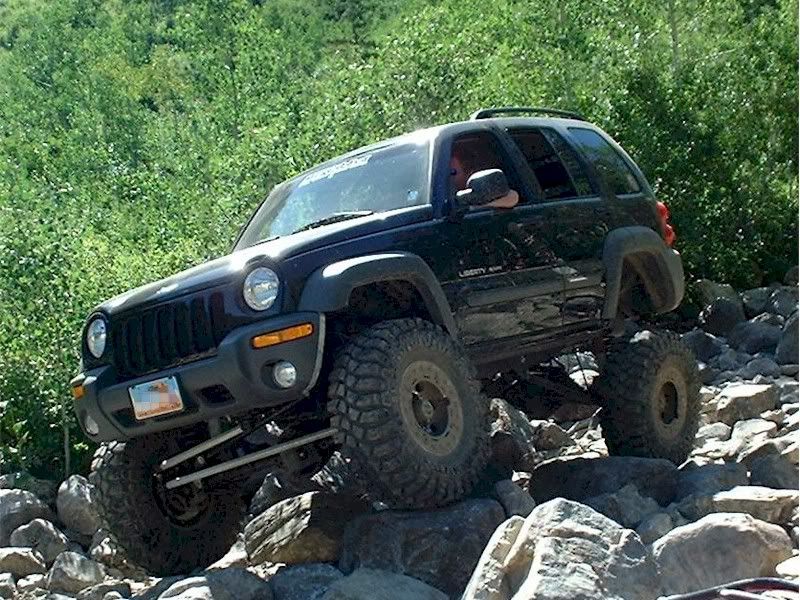 Jeep liberty front axle swap #1