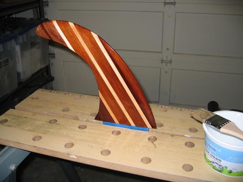 Building a box fin for 11-6 SUP board