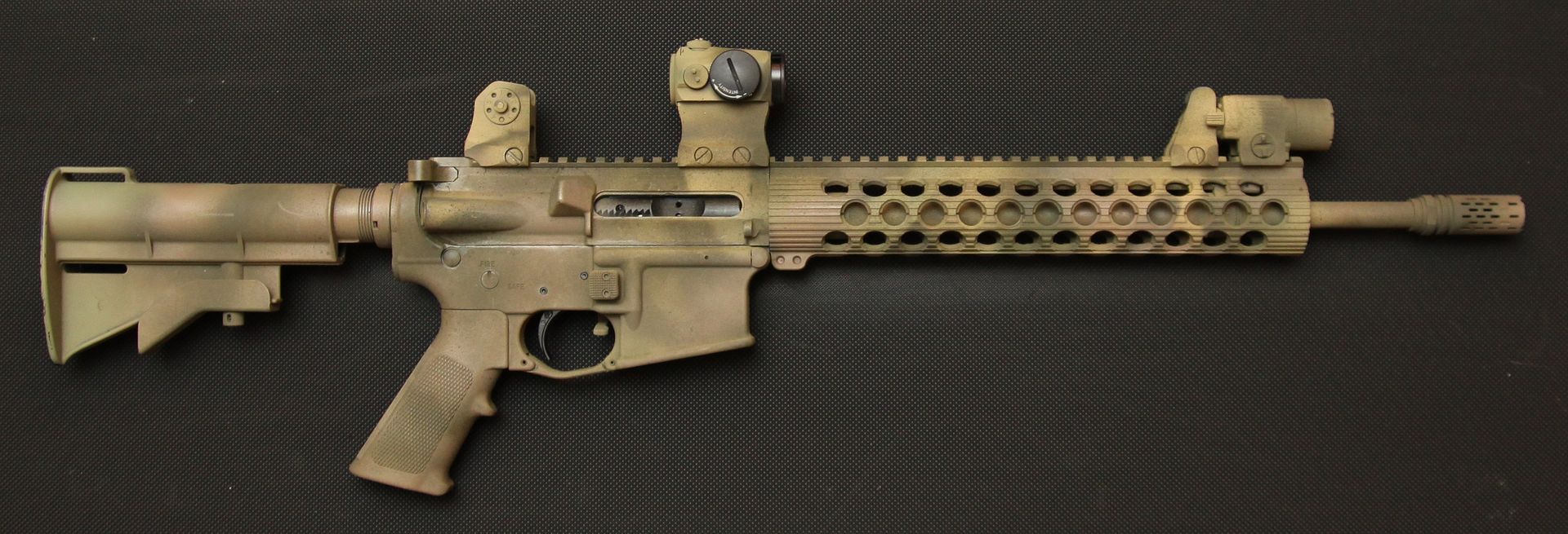 Dumb question. What are the steps to achieve a woodland camo style and also  a topographic camo with spray paint. : r/ar15