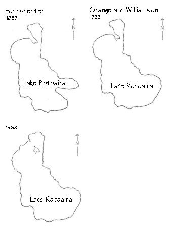  150 years of Lake Rotoaira deformation maps 