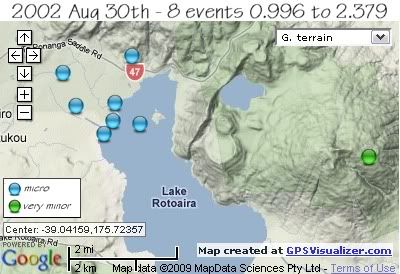  total 8 quakes Aug 30th 2002 