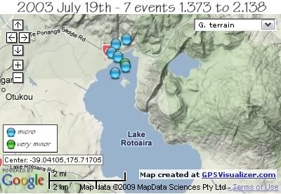  total 7 quakes 2003 July 19th 