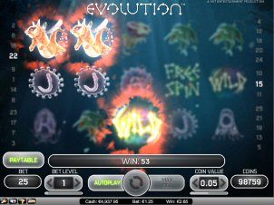 Evolution Video Slot Machine Review