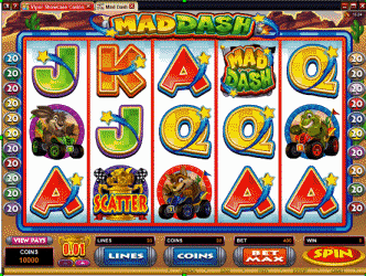 Play Mad Dash video slot at King Neptunes casino