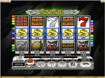 Play the new slot machine Retro Reels at Jackpot City Casino