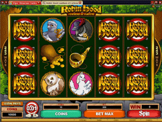 Play ROBIN HOOD - FEATHERS OF FORTUNE video slot at Red Flush Casino