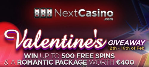 valentine's giveaway, next casino