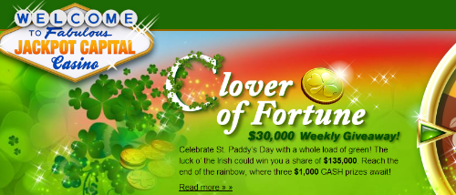 clover of fortune, jackpot capital